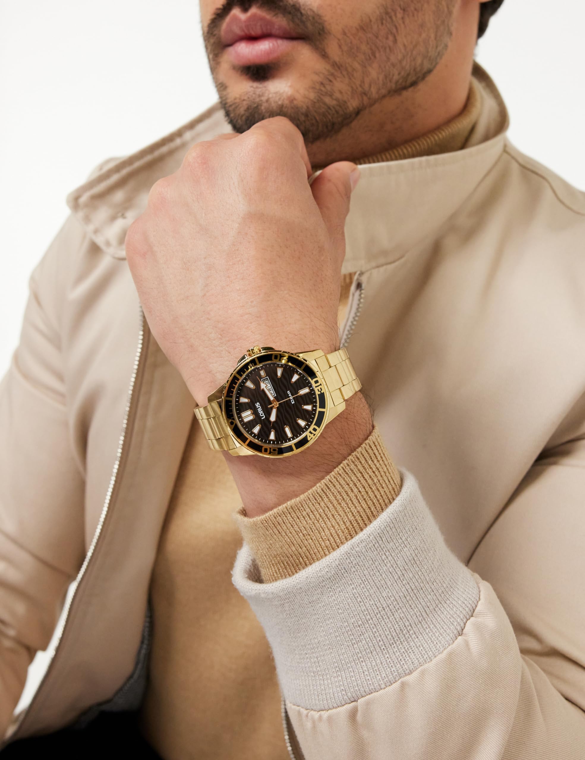 lorus-sports-rh362ax9-herrenuhr-analog-edelstahl image 2