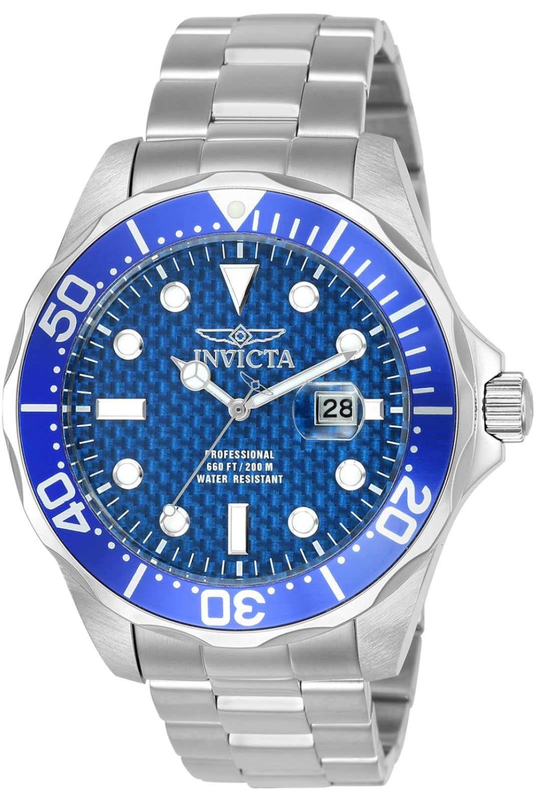 invicta-pro-diver-herrenuhr-47mm-silber-schwarz-quarz image 8