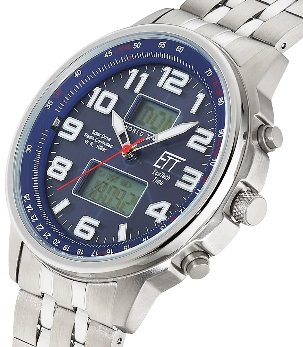 ett-solar-drive-funk-egs-11733-32m-herrenuhr-edelstahl image 2