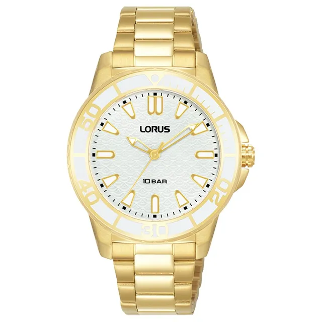 lorus-damenuhren-damenuhr-metall-gold-analog-quarz image 1