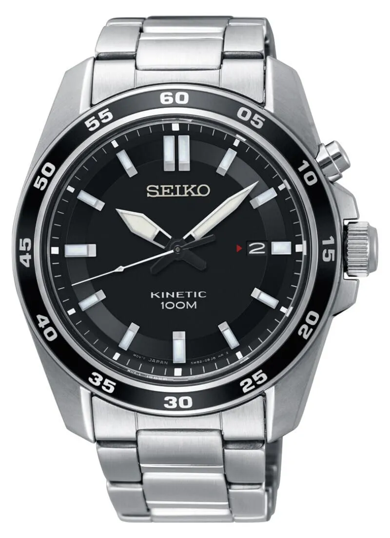 seiko-sport-herren-armbanduhr-kinetic-edelstahl-schwarz image 1