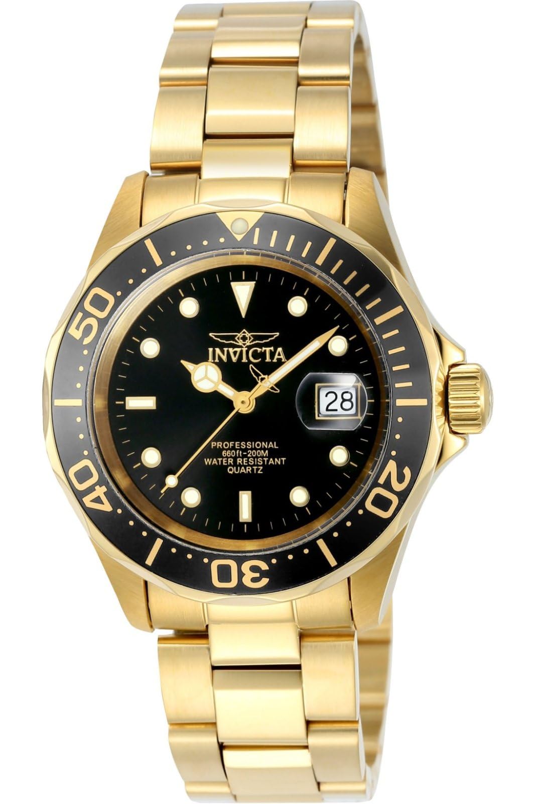 invicta-pro-diver-herrenuhr-40mm-silber-schwarz-quarz image 8