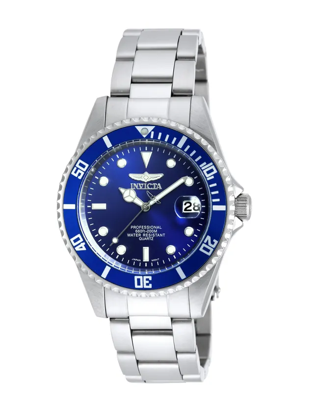 invicta-pro-diver-uhr-37mm-silber-blau-quarz-edelstahl image 1
