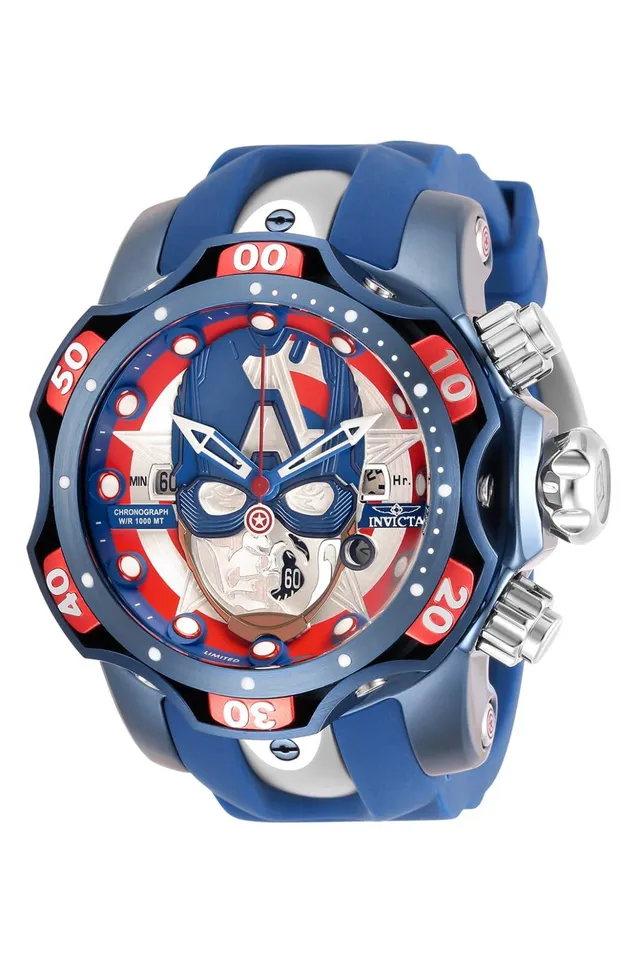 invicta-specialty-marvel-herrenuhr-edelstahl-blau-52-5-mm image 1