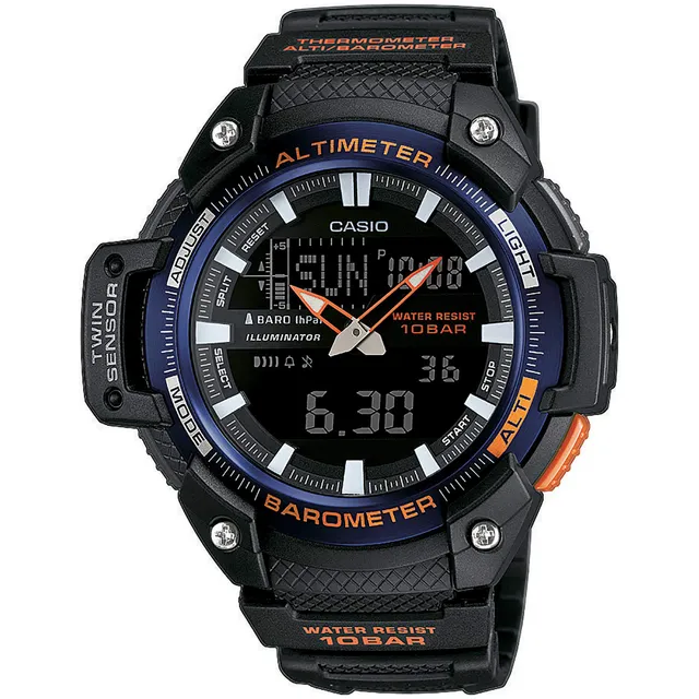 casio-collection-herrenuhr-resin-twin-sensor-10-bar-schwarz image 1