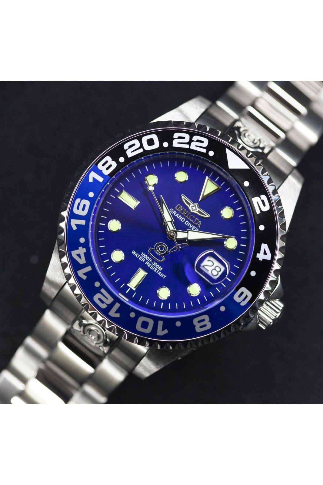 invicta-pro-diver-herrenuhr-47mm-silber-blau-automatik image 3