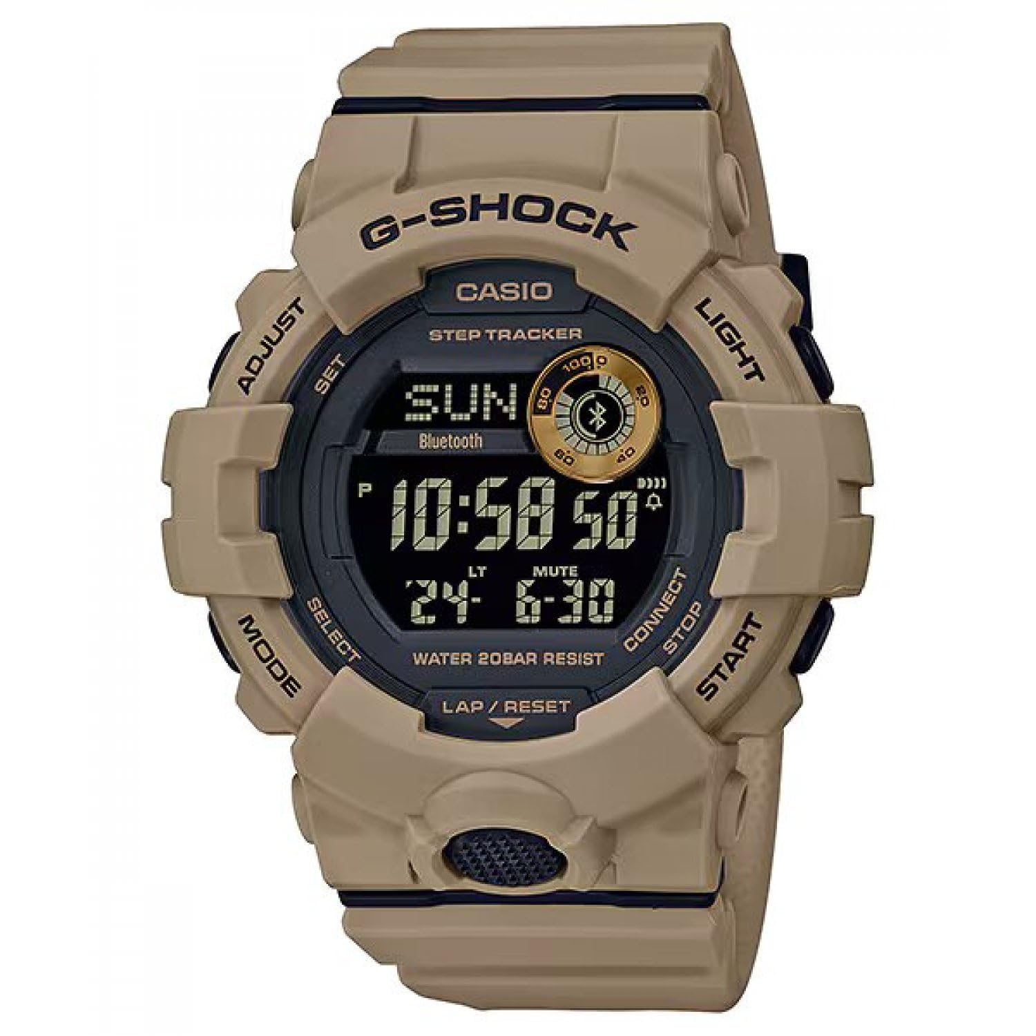 casio-g-shock-gba-800-herrenuhr-sport-schwarz-bluetooth image 2