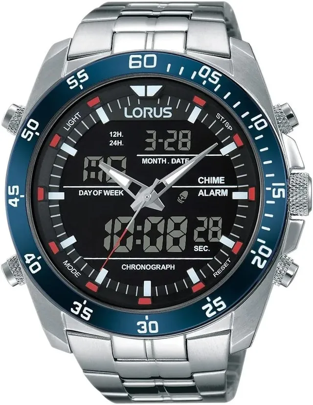 lorus-rw623ax5-chronograph-herrenuhr-edelstahl-metallband image 1