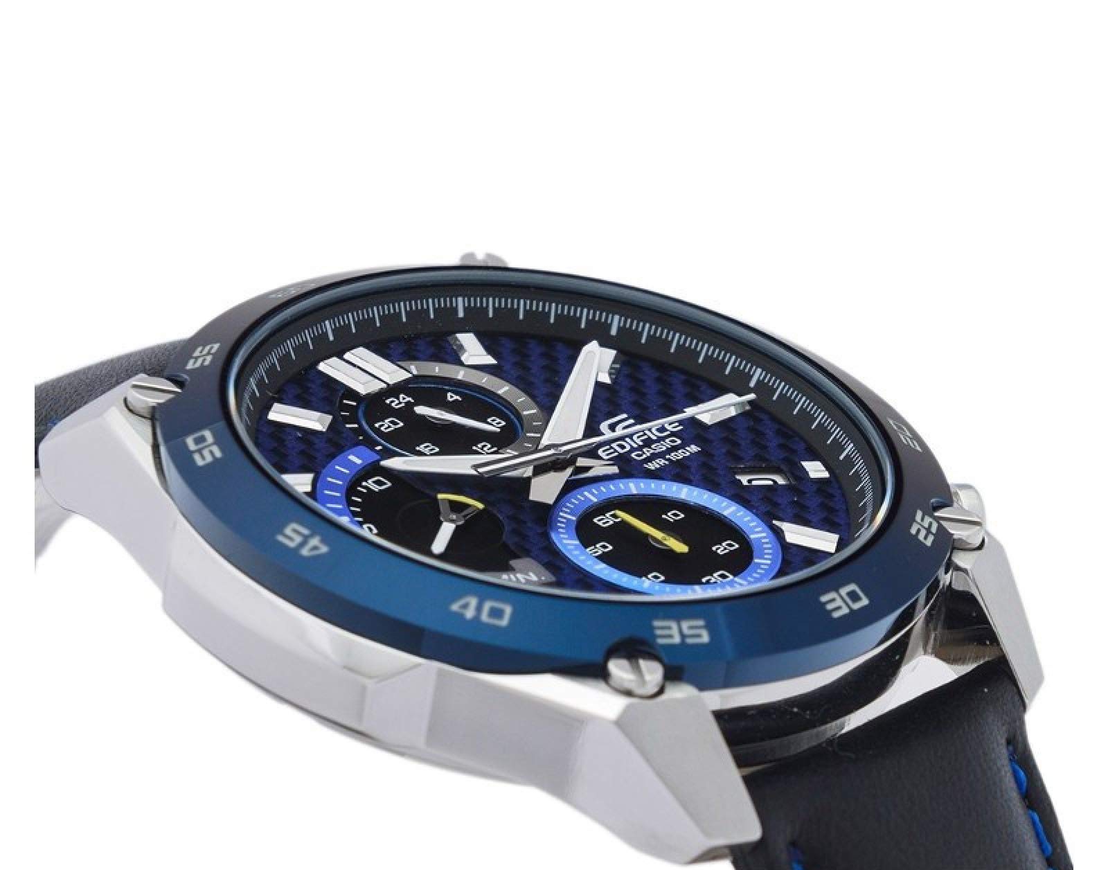 casio-edifice-efr-557bl-2avuef-herrenuhr-leder-blau-10-bar image 3
