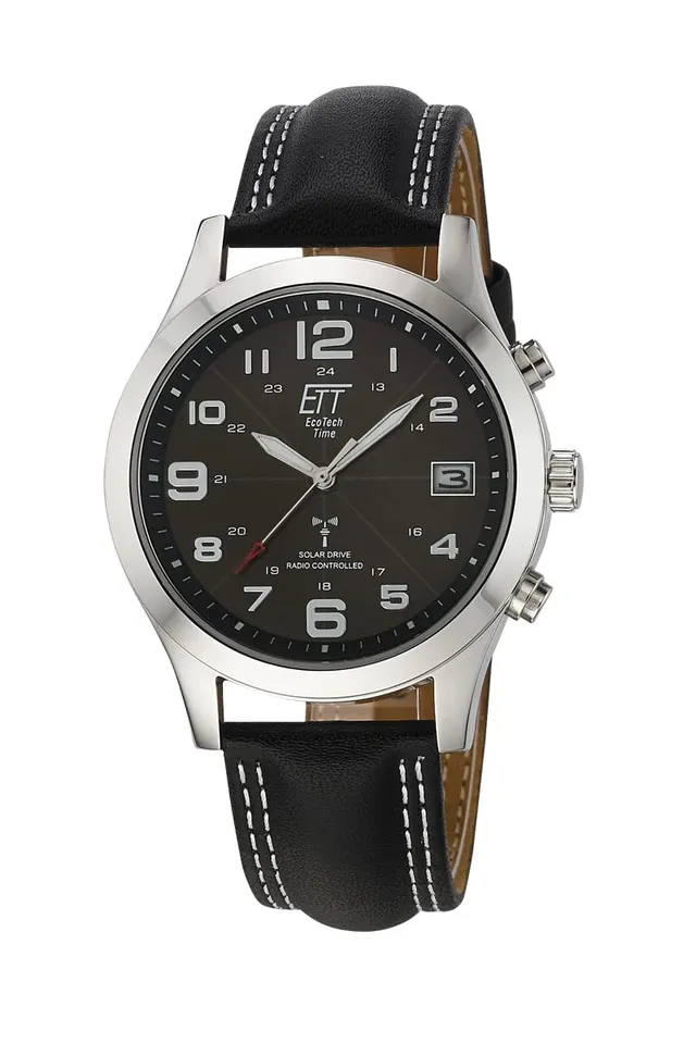 ett-solar-drive-funk-egs-11488-22l-herrenuhr-leder-analog image 1