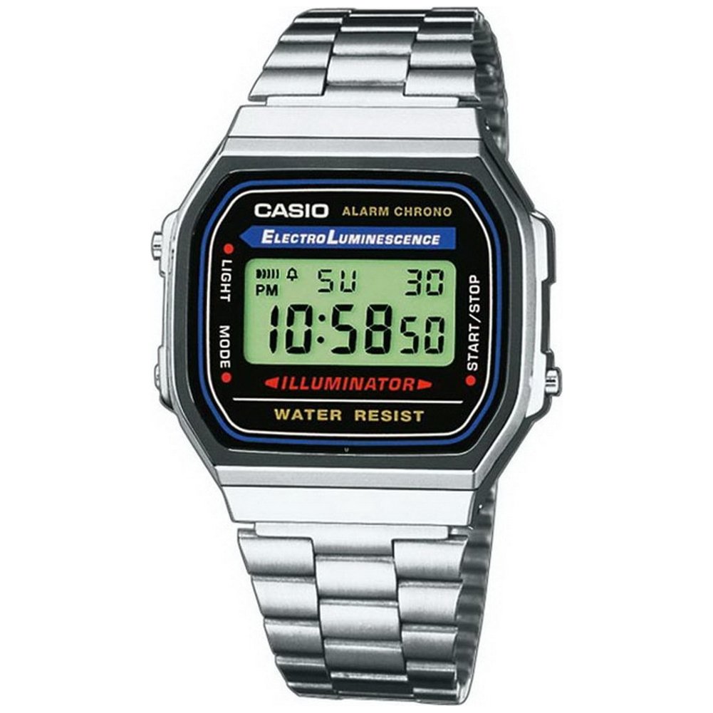 casio-collection-a168wa-unisex-digitaluhr-silber-retro image 1