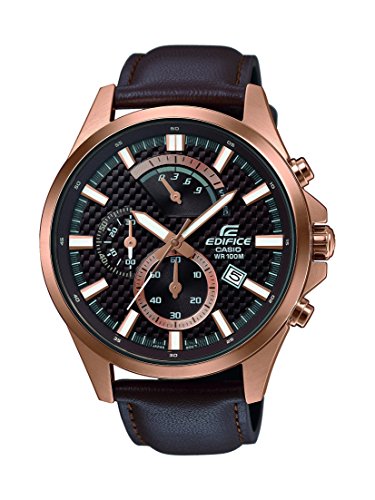 casio-edifice-efv-530gl-5avuef-herrenuhr-leder-braun-chronograph image 4