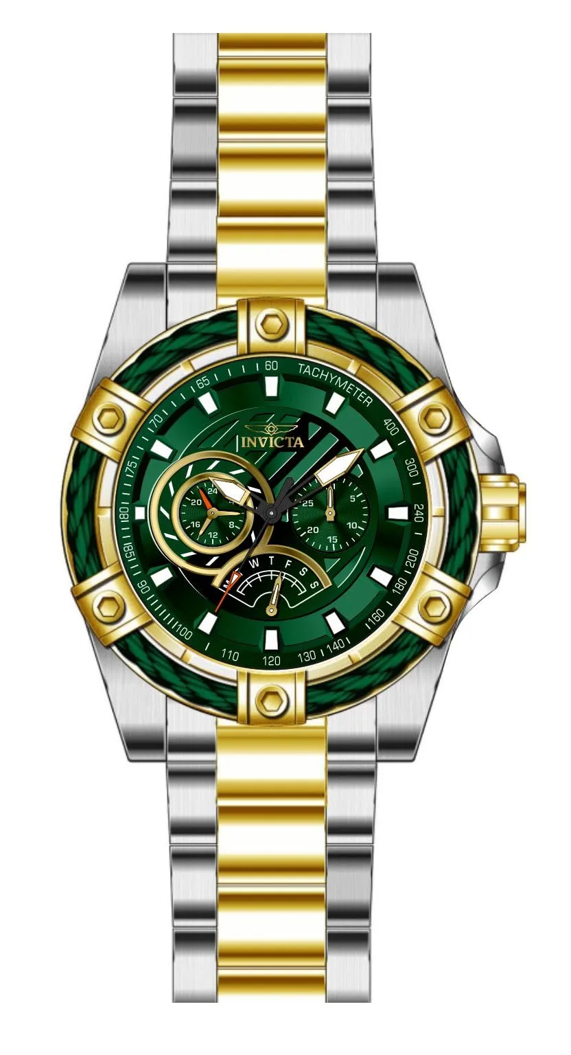 invicta-bolt-46870-herrenuhr-gr-n-edelstahl-52mm image 1