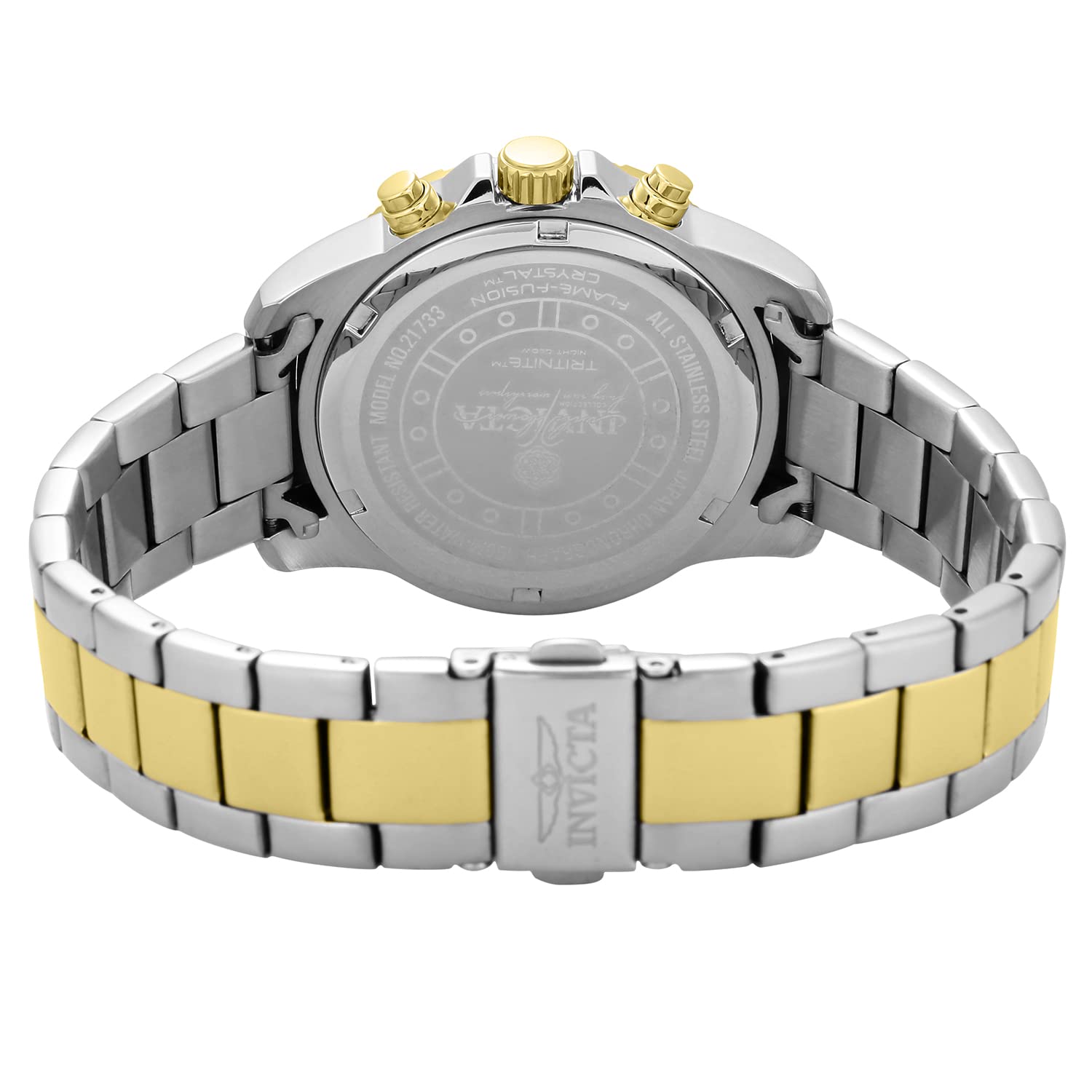 invicta-wildflower-damenuhr-38mm-silber-quarzuhr-edelstahl image 3