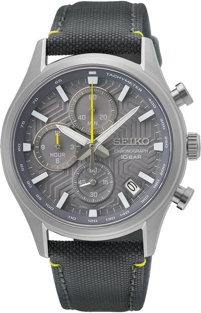 seiko-sport-ssb423p1-herrenuhr-quarz-nylon-schwarz image 1
