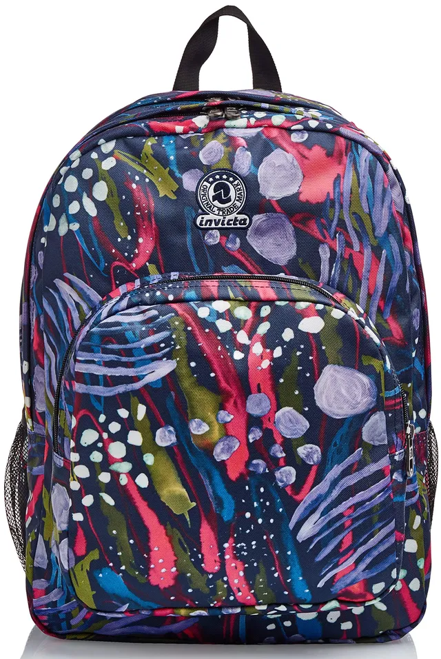 invicta-strong-rucksack-38l-blau-abstract-jungle image 1