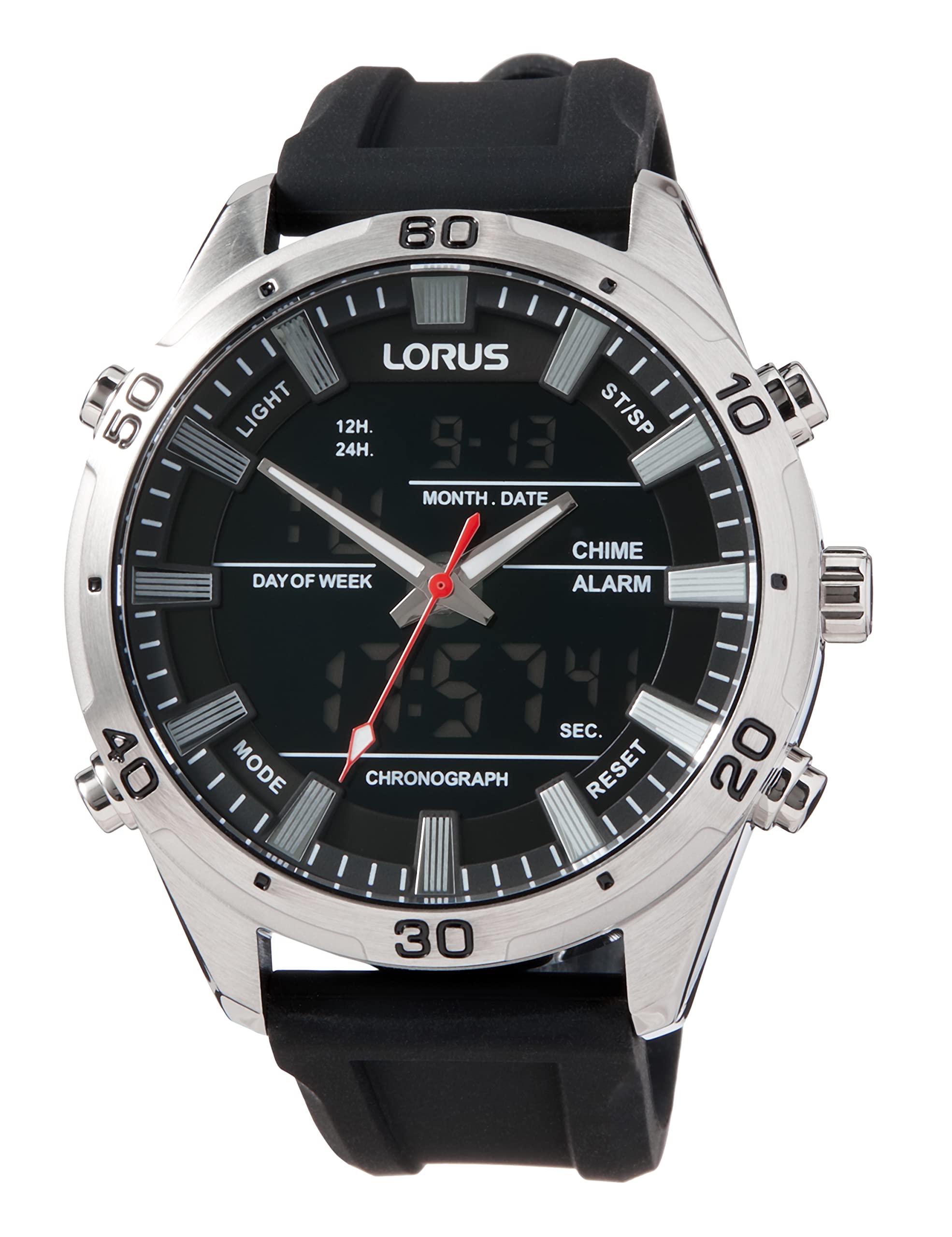lorus-herrenuhren-chronograph-rw653ax9-silikonband image 1
