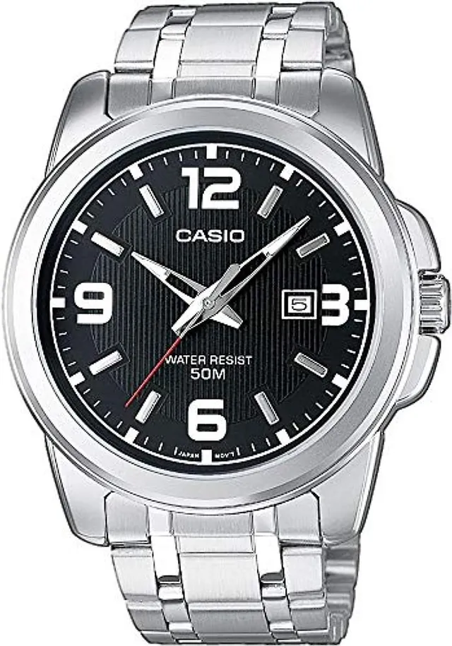 casio-collection-analog-quarzuhr-edelstahl-retro image 1