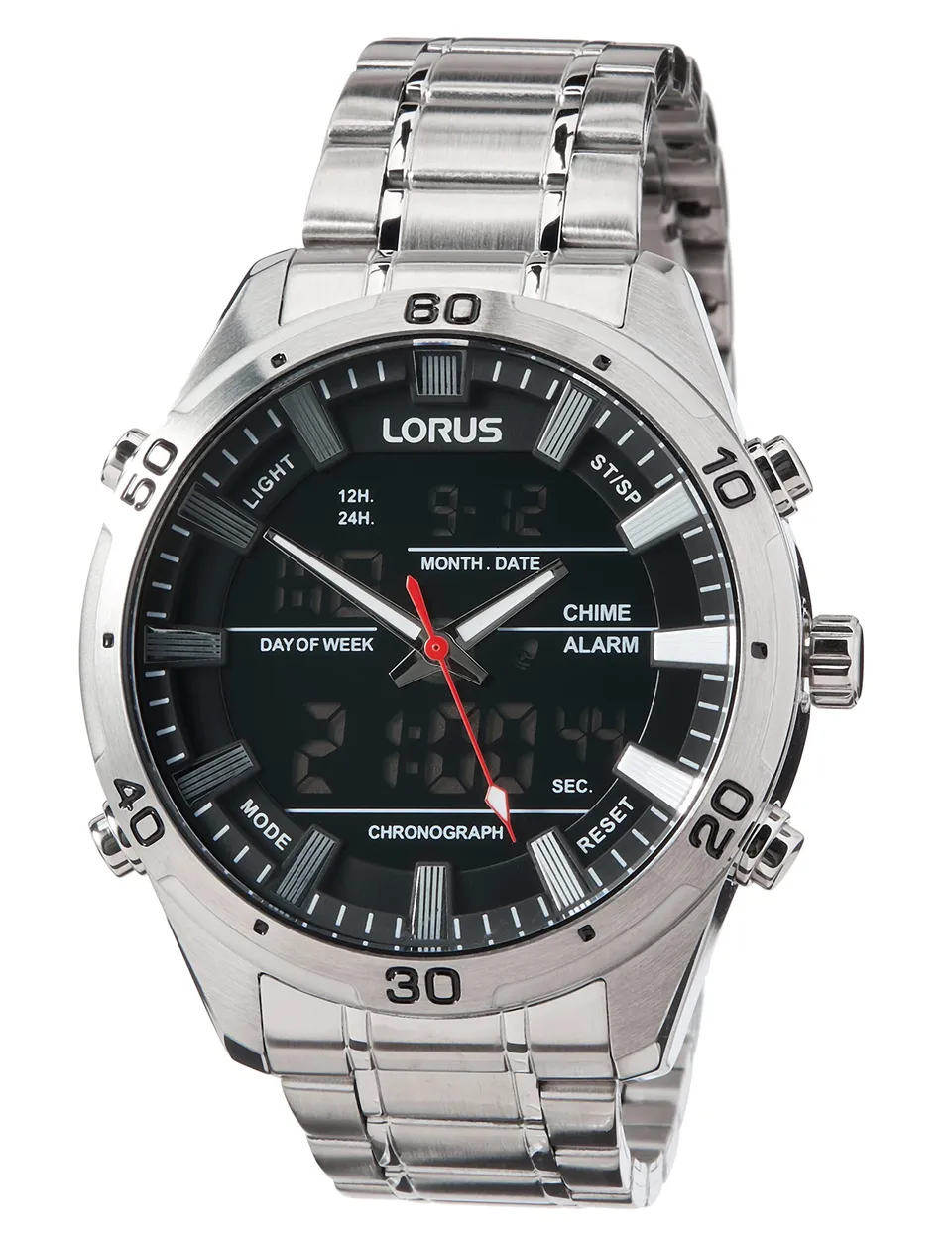 lorus-rw651ax9-chronograph-herrenuhr-edelstahl-metallband image 1