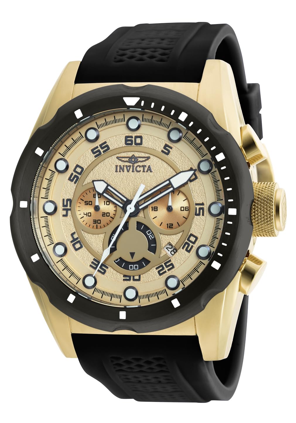 invicta-speedway-herrenuhr-50mm-gold-schwarz-edelstahl image 8