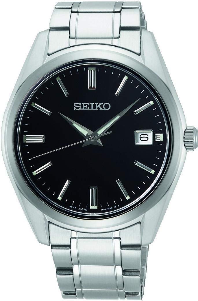 seiko-classic-herren-uhr-quarz-sur314p1-edelstahl image 1