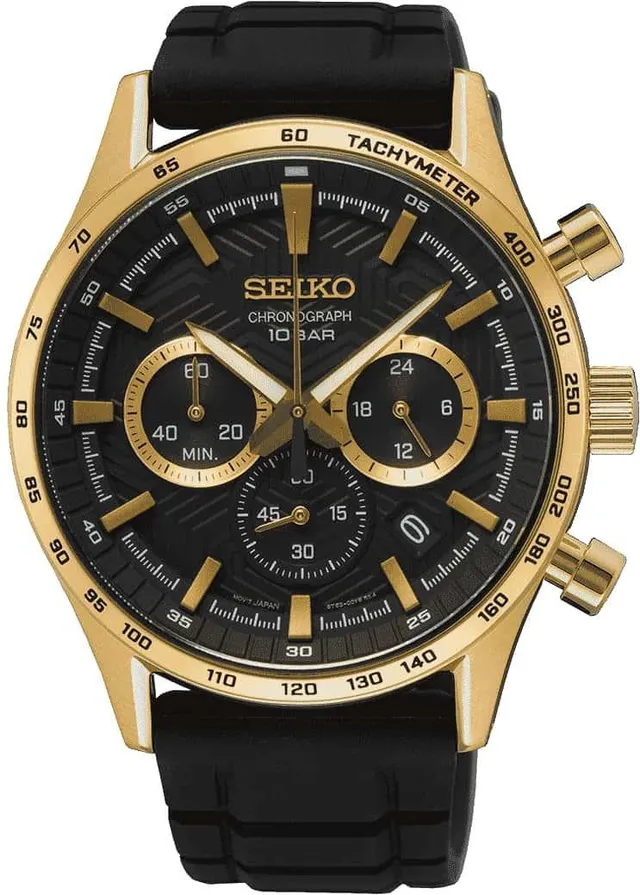 seiko-classic-herrenuhr-gold-analog-quarz image 1