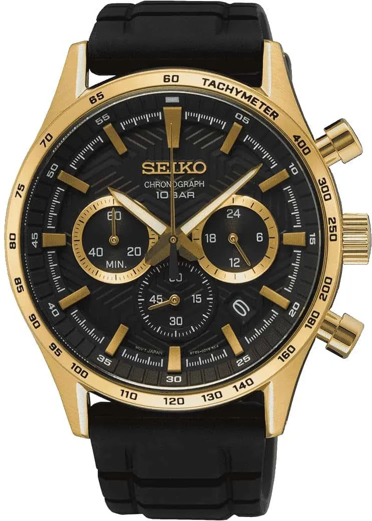 seiko-classic-herrenuhr-gold-analog-quarz image 1