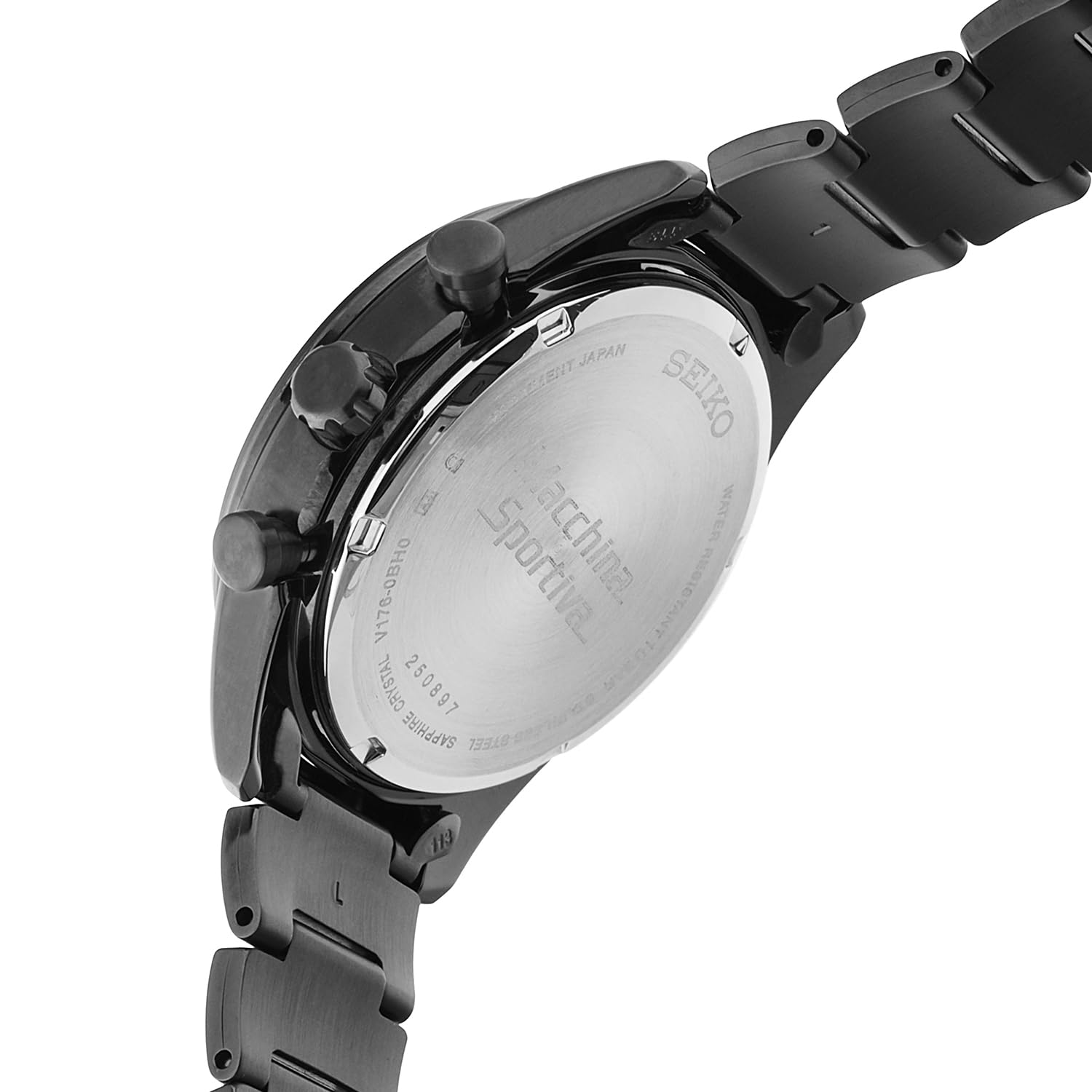 seiko-sport-herrenuhr-grau-quarz-silikonband image 3