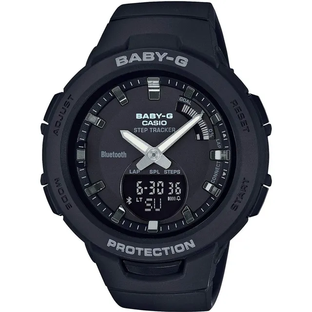casio-baby-g-bsa-b100-sportuhr-schwarz-bluetooth image 1