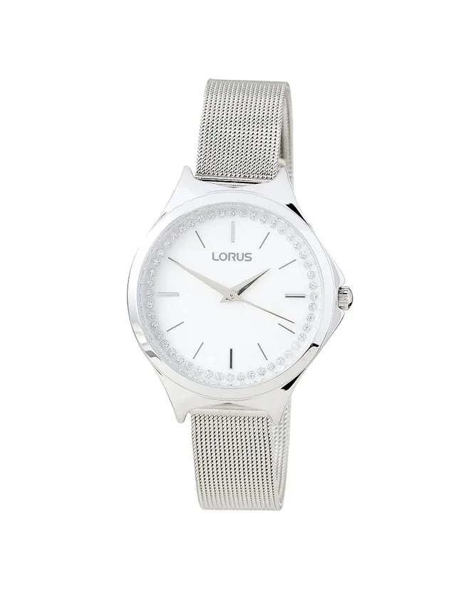 lorus-damenuhren-klassik-damen-uhr-rosa-silber-analog-elegant image 1