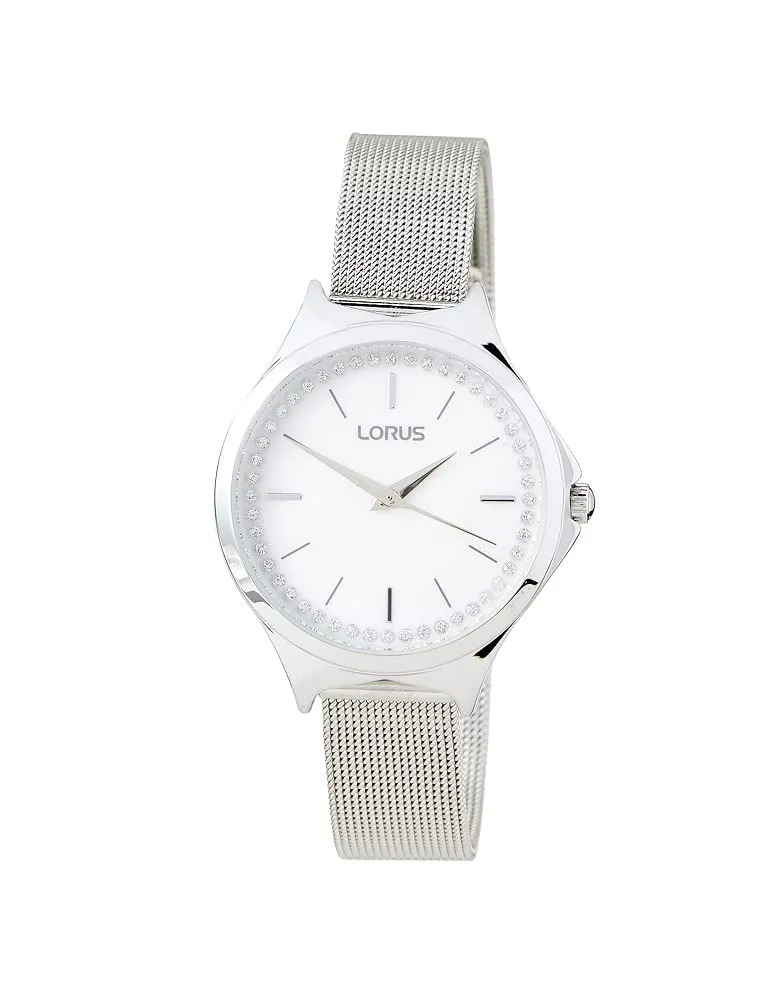 lorus-damenuhren-klassik-damen-uhr-rosa-silber-analog-elegant image 1