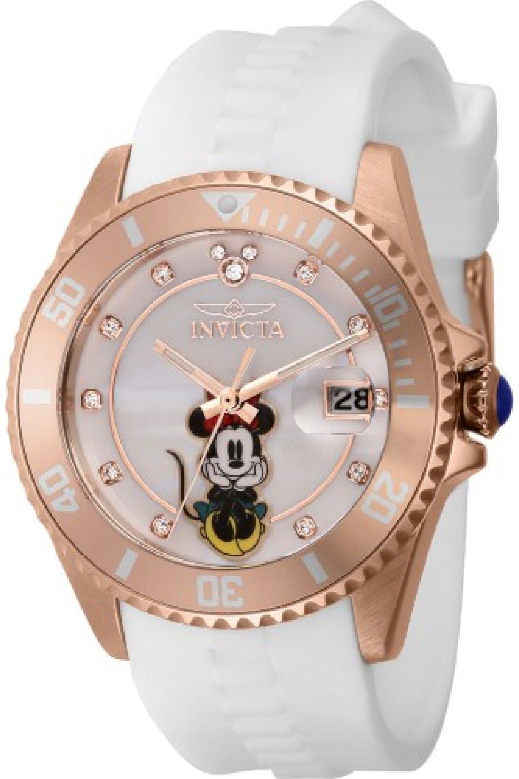 invicta-41288-disney-minnie-mouse-damenuhr-wei-limited image 1