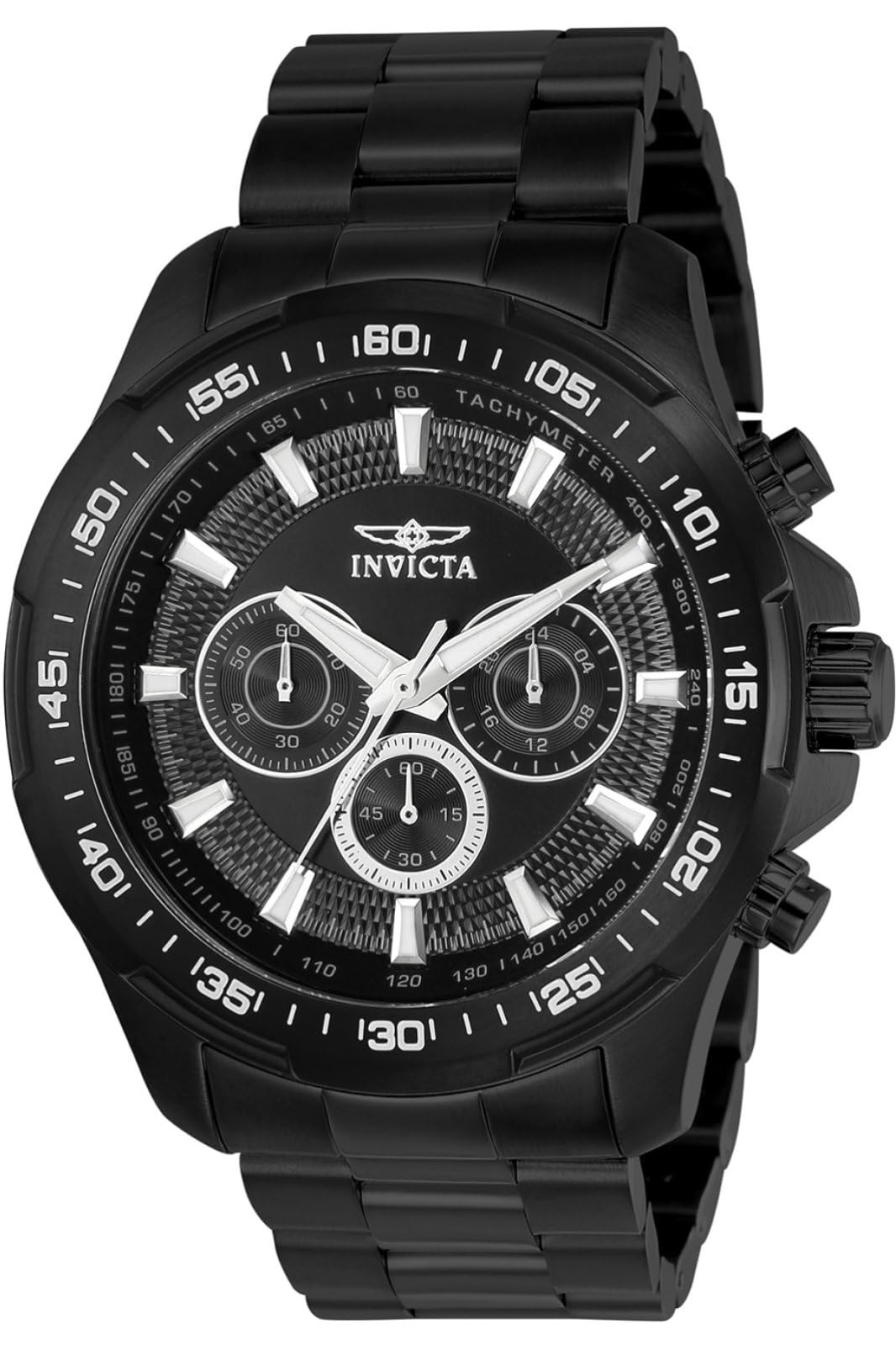 invicta-speedway-48mm-herren-quarzuhr-schwarz-edelstahl image 1