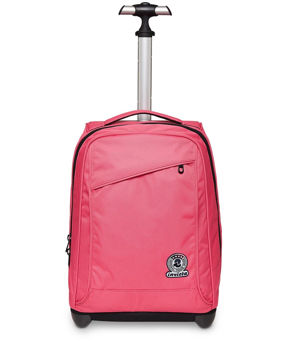 invicta-benin-solid-trolley-schulrucksack-rosa-2-in-1 image 2