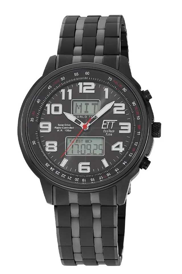 ett-solar-drive-funk-egs-11736-22m-herrenuhr-solar-edelstahl image 1
