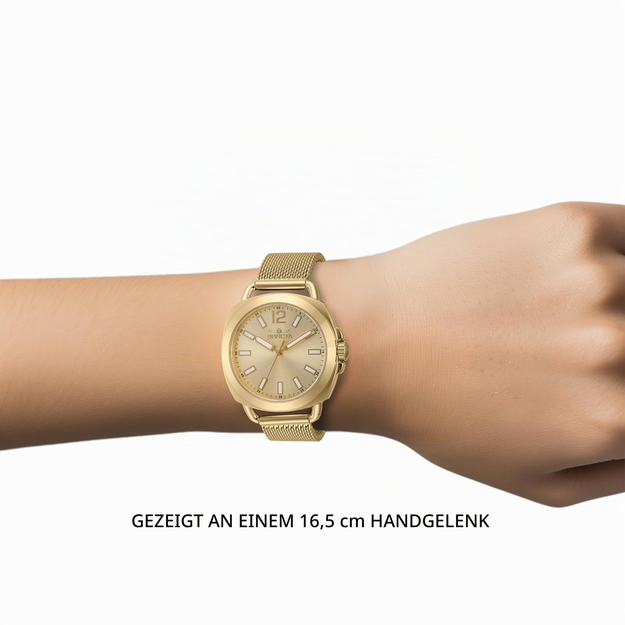 invicta-wildflower-damen-quarzuhr-32mm-wei-gold-edelstahl image 4