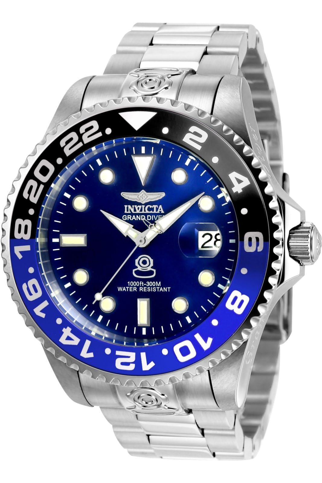 invicta-pro-diver-herrenuhr-47mm-silber-blau-automatik image 1