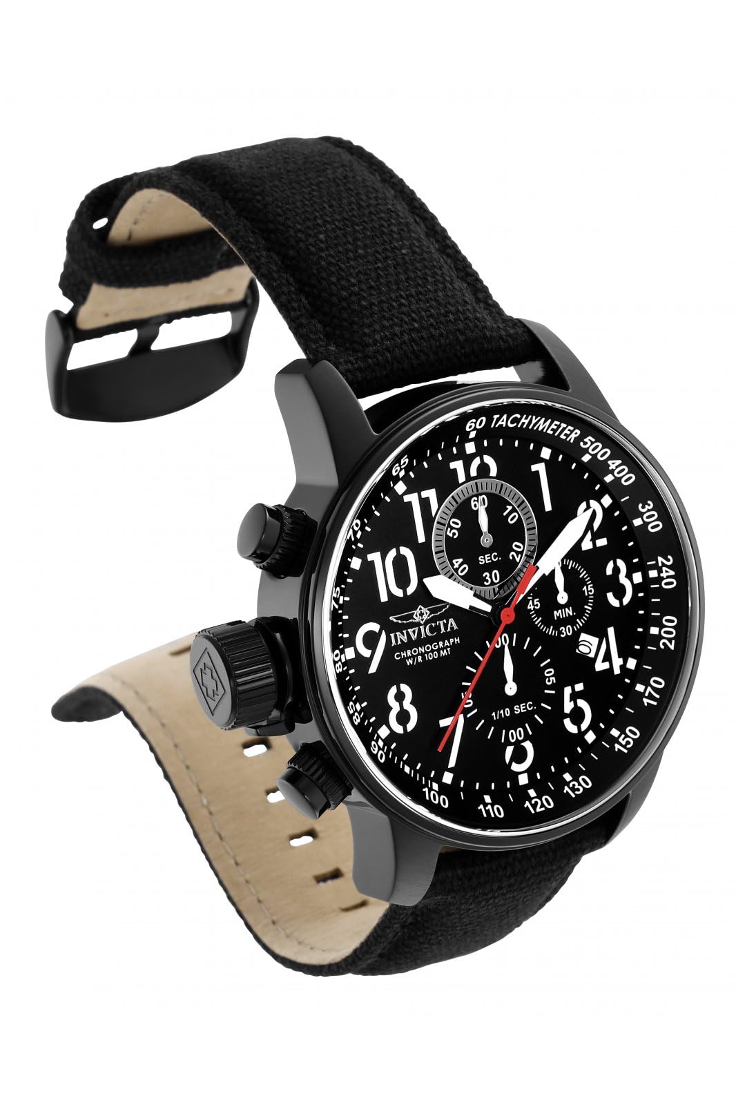 invicta-force-herrenuhr-46mm-schwarz-edelstahl-quarz image 2