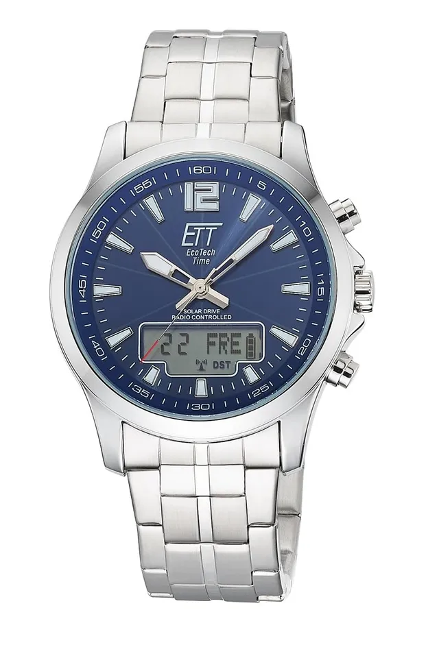 ett-solar-drive-funk-ega-11716-31m-herrenuhr-edelstahl-blau image 1