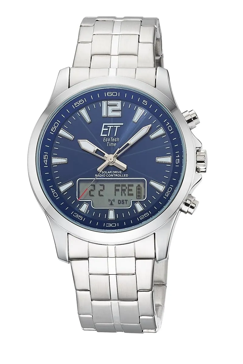 ett-solar-drive-funk-ega-11716-31m-herrenuhr-edelstahl-blau image 1