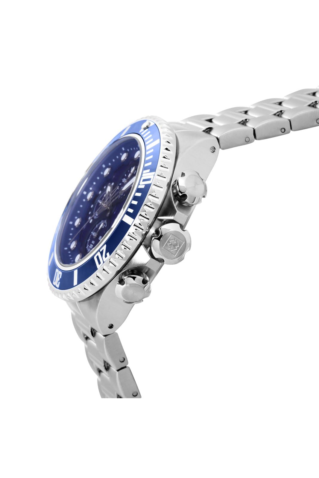 invicta-pro-diver-herrenuhr-52mm-silber-blau-quarz image 2