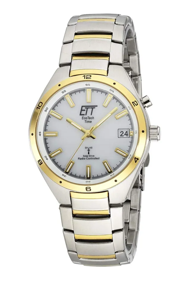 ett-solar-drive-funk-egs-11443-11m-herrenuhr-analog-edelstahl image 1