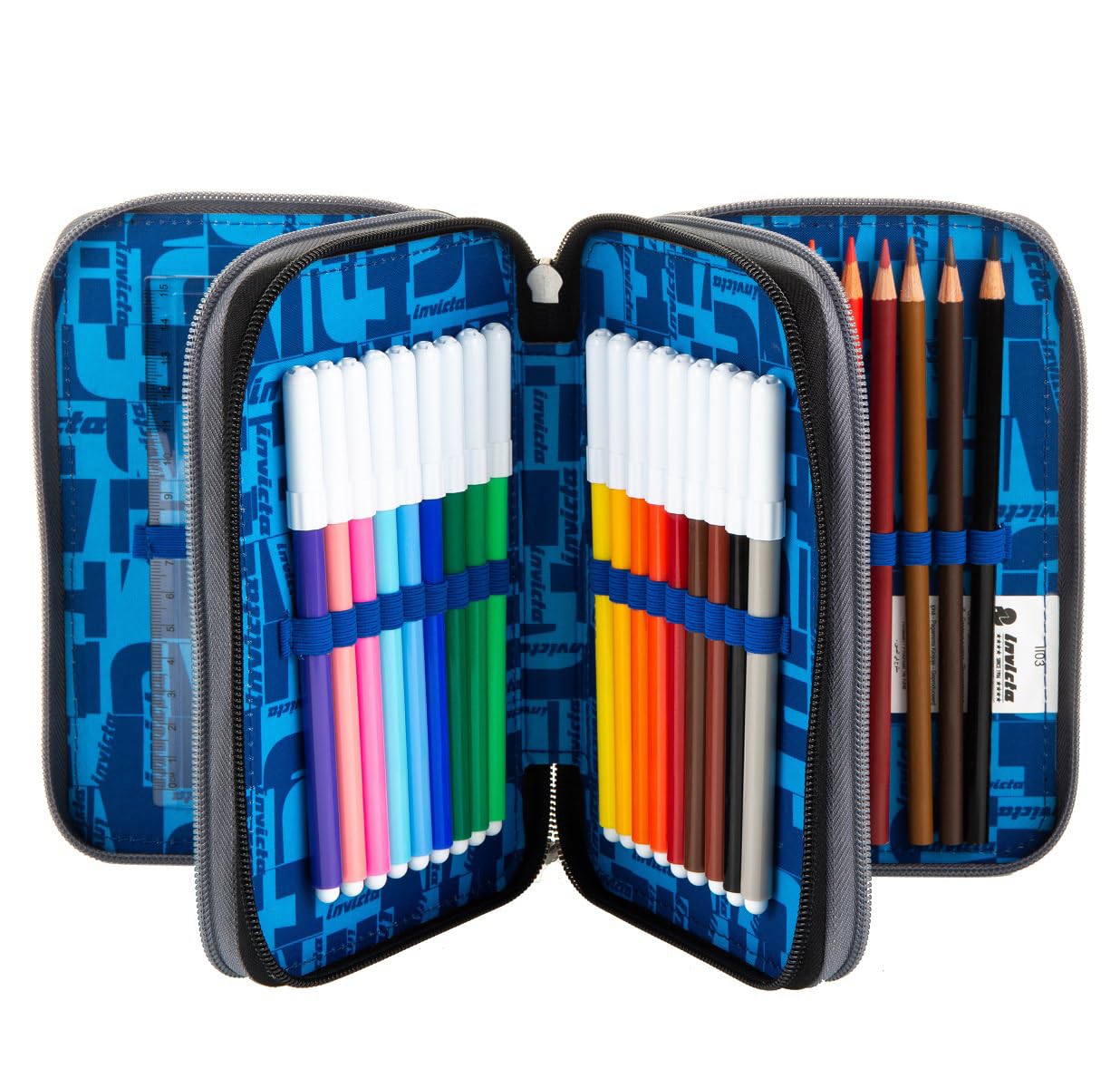 invicta-federm-ppchen-xxl-blau-gelb-gef-llt-3-f-cher image 2
