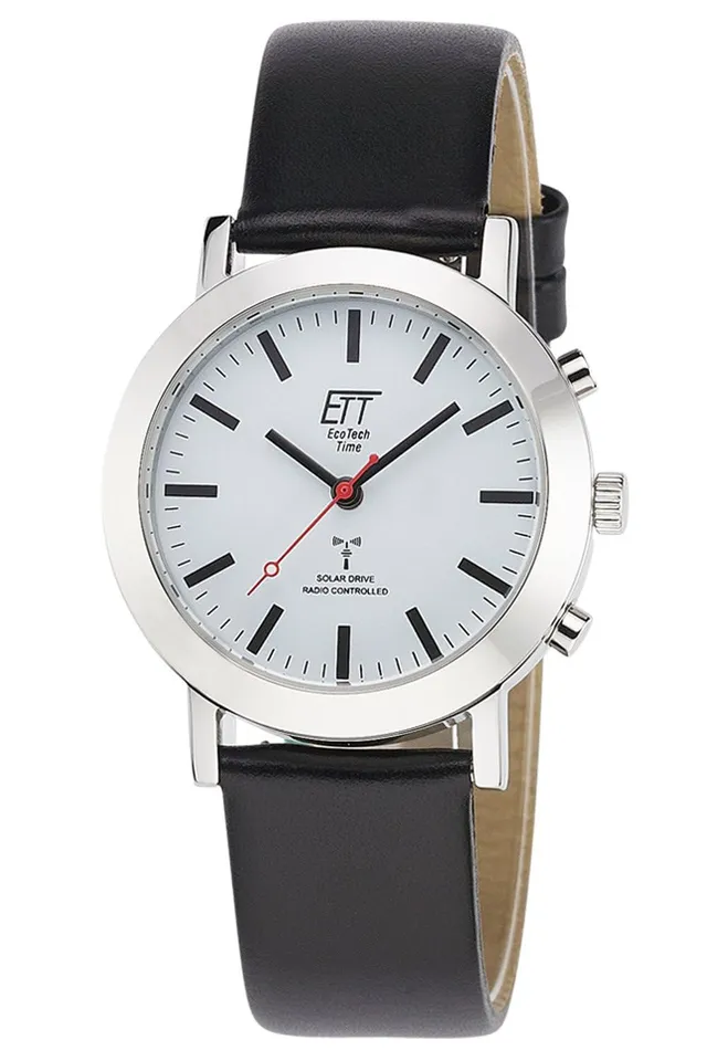 ett-solar-drive-funk-station-watch-damenuhr-leder-solar-funk image 1