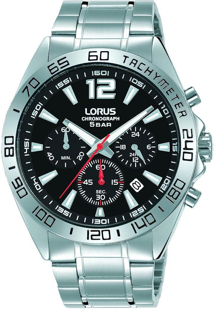 lorus-sport-rt333jx9-chronograph-palladium-metallband image 2
