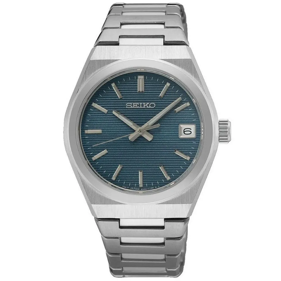 seiko-classic-quarz-herrenuhr-silber-edelstahl-analog image 1