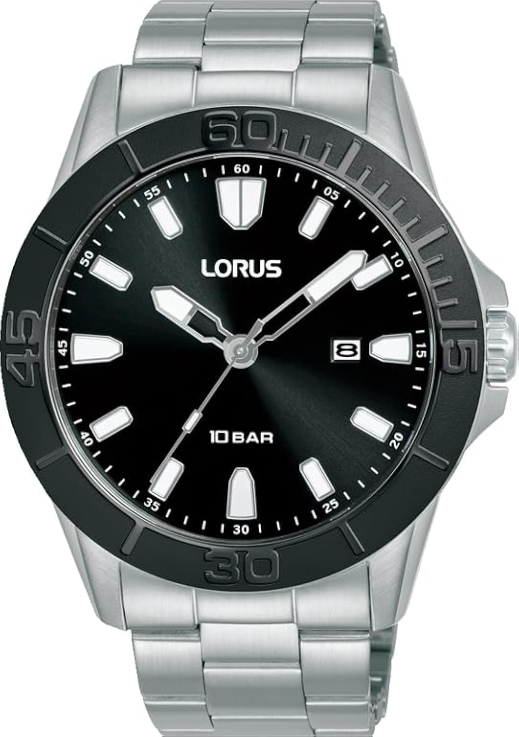 lorus-herrenuhren-herrenuhr-silber-edelstahl-analog-quarz-2 image 1