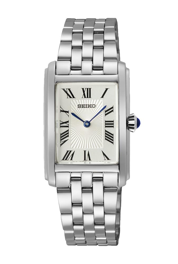seiko-classic-analog-quarz-armbanduhr-silber-wei image 1