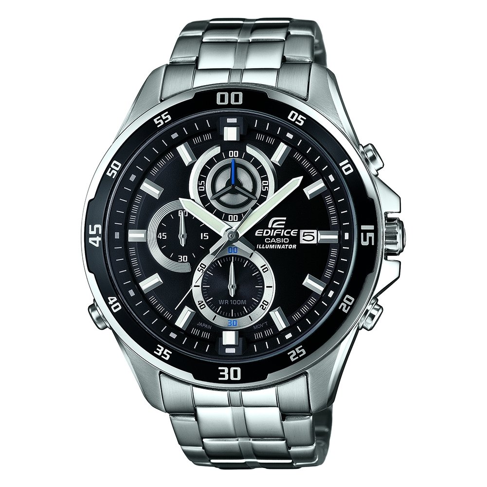 casio-edifice-efr-547-chronograph-schwarz-silber image 1