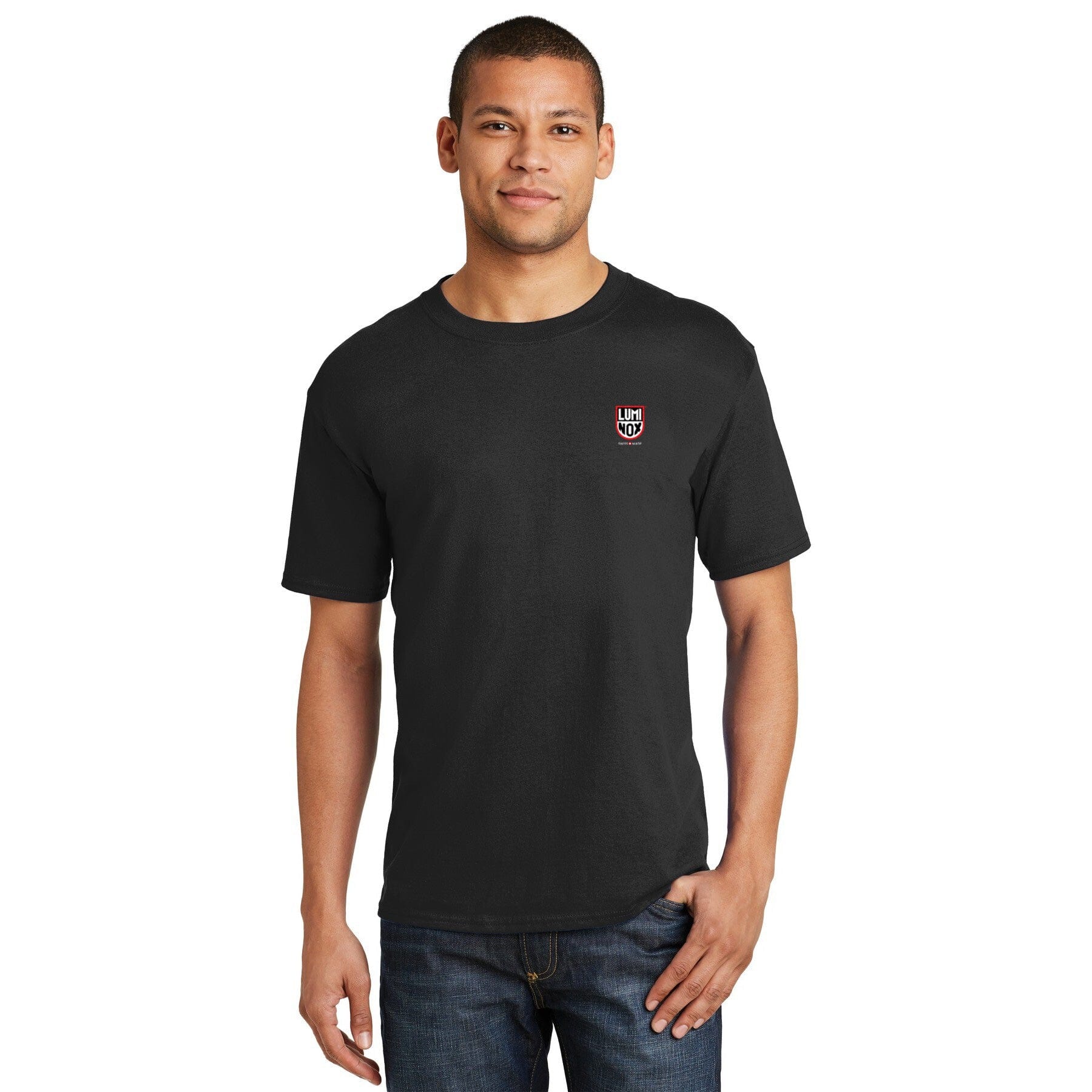 luminox-beefy-t-t-shirt-baumwolle-schwarz-gr-e-l image 2